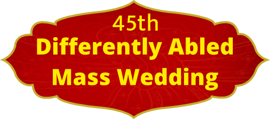 45th Mass Wedding for differently abled