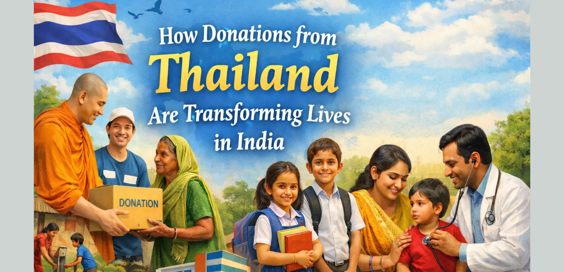 How Donations from Thailand Are Transforming Lives in India